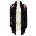 Load image into Gallery viewer, Jenny Packham Purple Sequin and Bead Embellished Mesh Tulle Jacket
