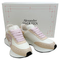 Load image into Gallery viewer, Alexander McQueen Off White / Pink / Beige Seal Sprint Runner Sneakers
