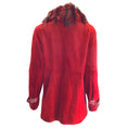Load image into Gallery viewer, Guy Laroche Red Fox Fur Trimmed Shawl Collar Sheared Mink Fur Jacket
