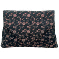 Load image into Gallery viewer, Dries Van Noten Black / Pink Leather Trimmed Jacquard Envelope Clutch

