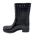 Load image into Gallery viewer, Valentino Black Rockstud Rubber Rain Boots
