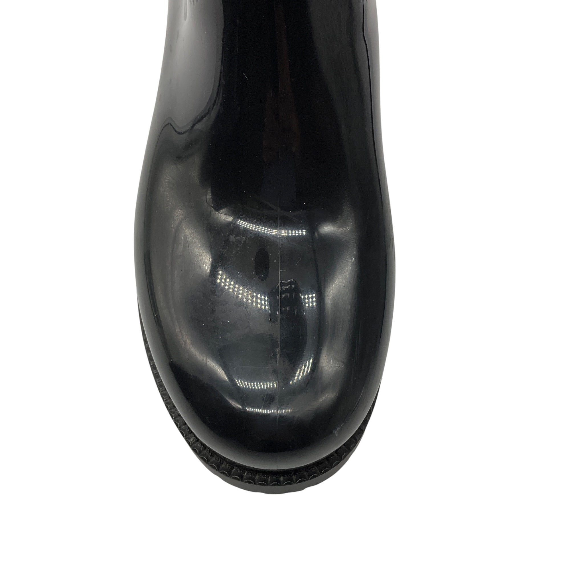 Valentino Black Rockstud Rubber Rain Boots