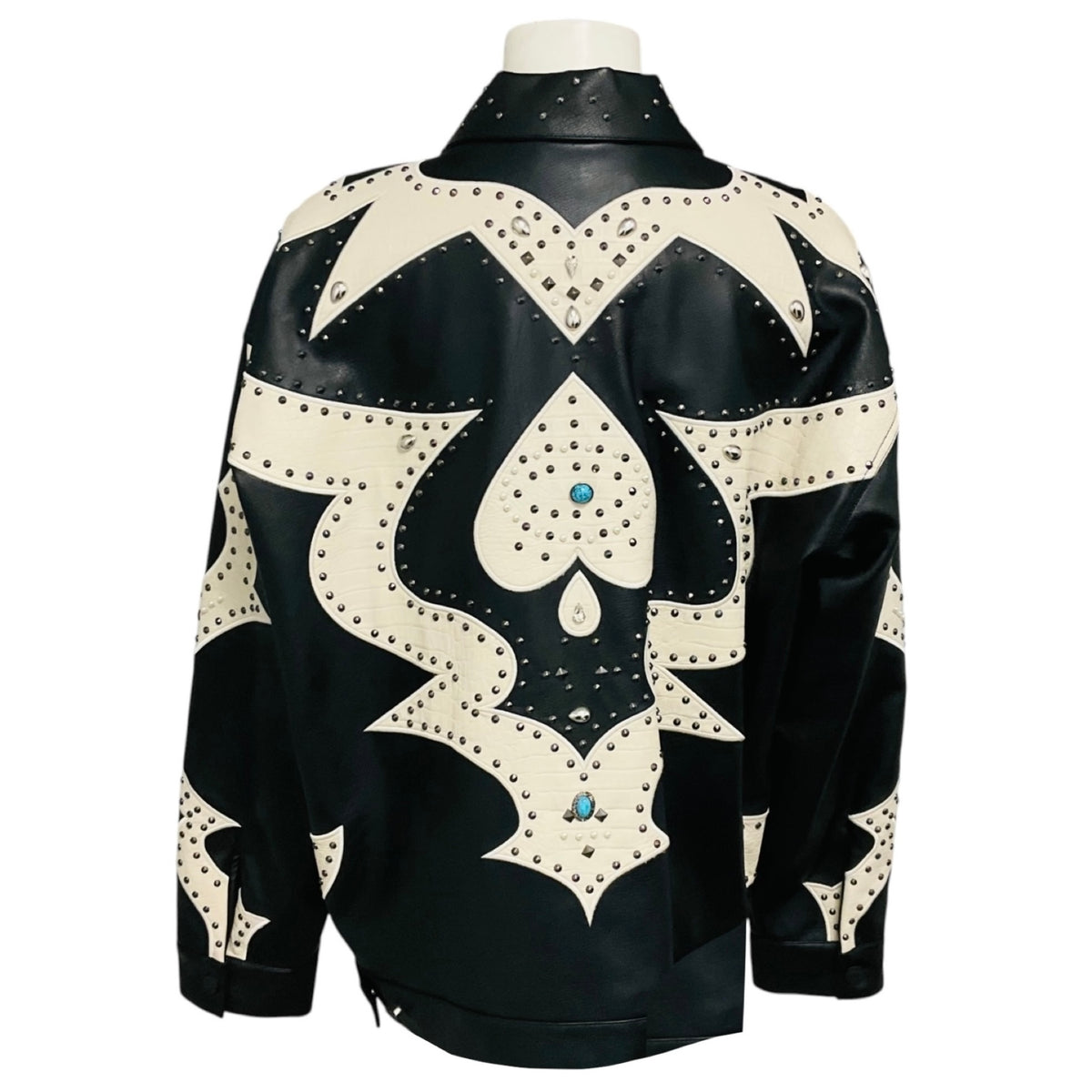 Mother Black The Zip It Secret Society Faux Leather Jacket