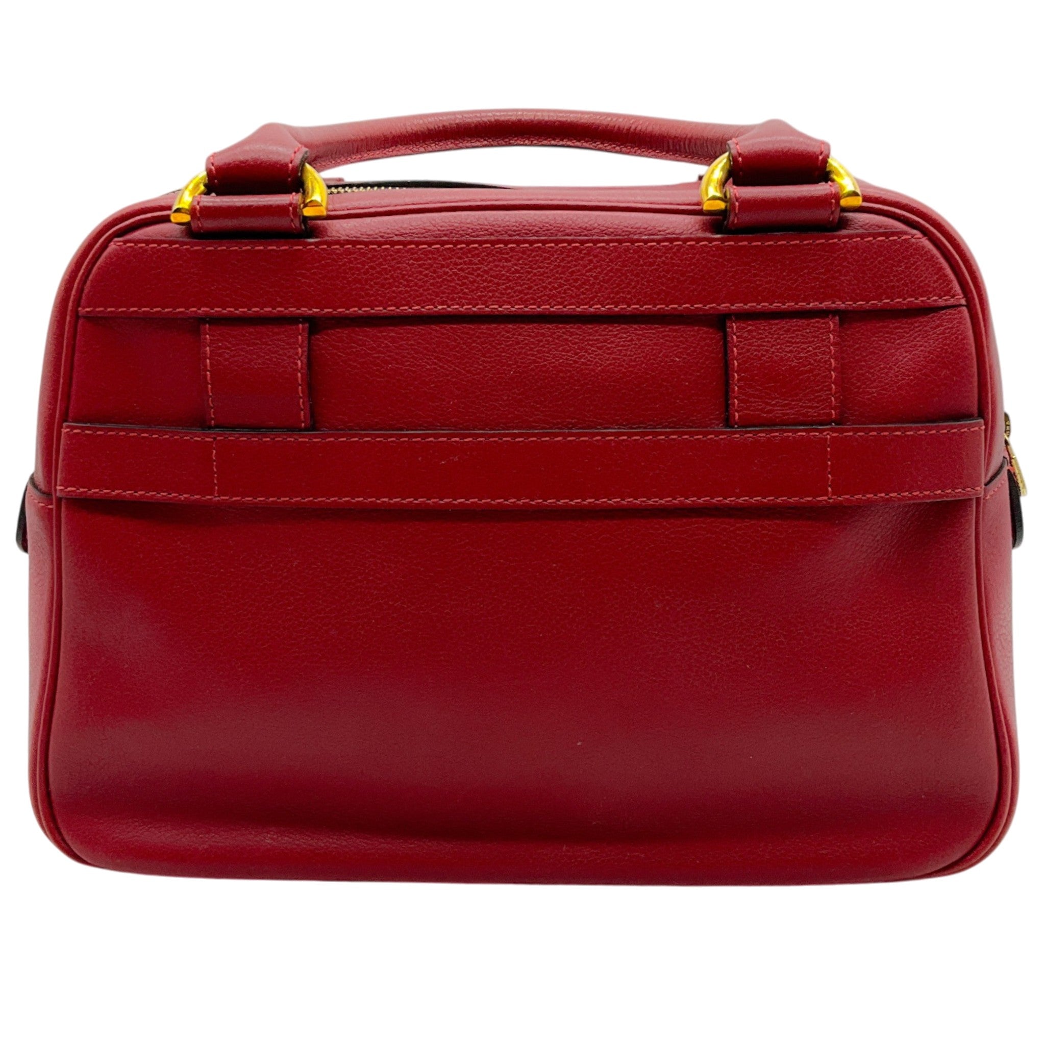 Delvaux Red Leather Parole Bag