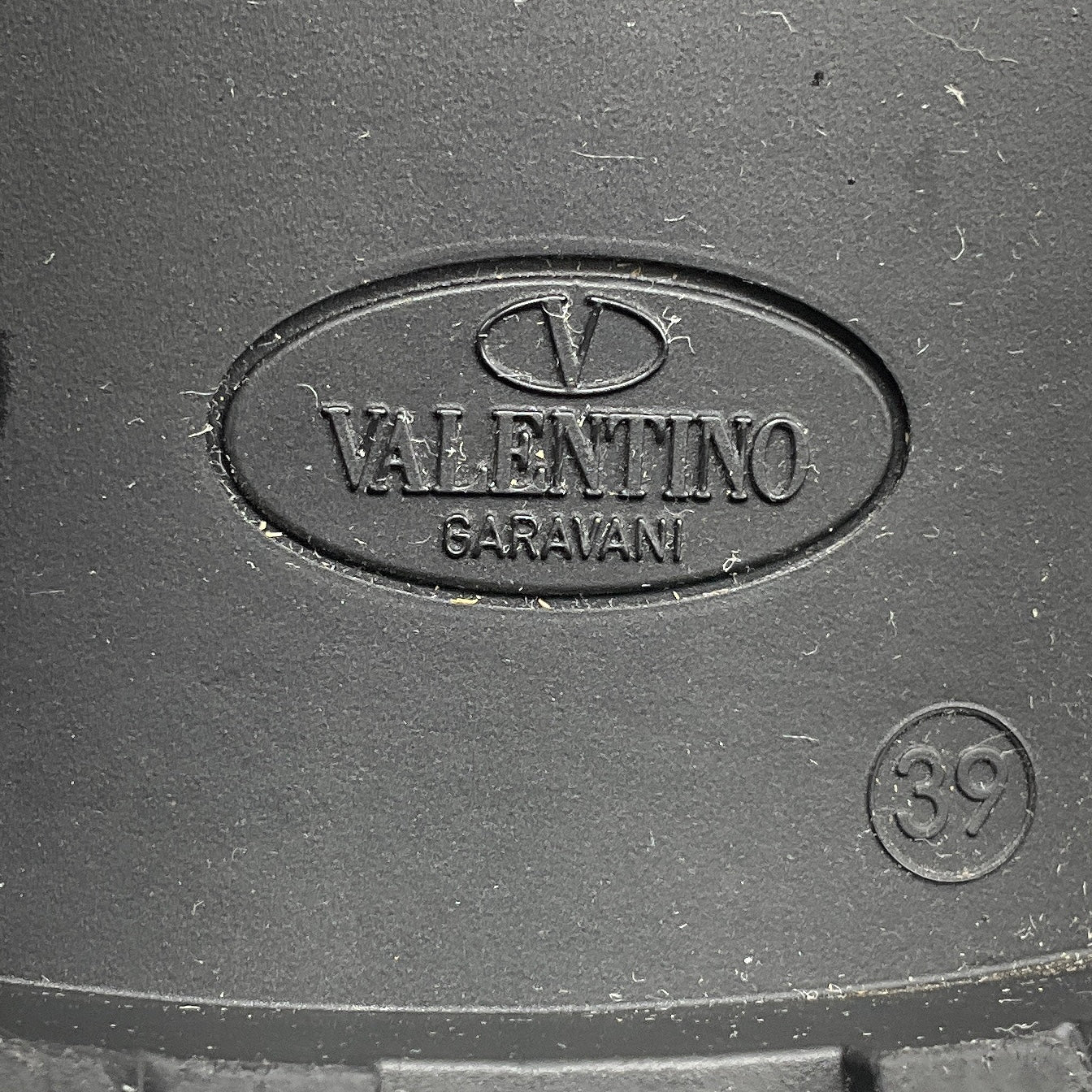 Valentino Black Rockstud Rubber Rain Boots