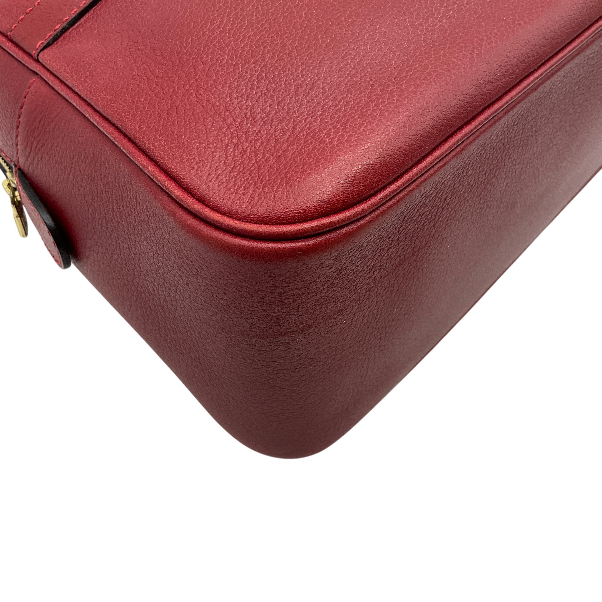Delvaux Red Leather Parole Bag
