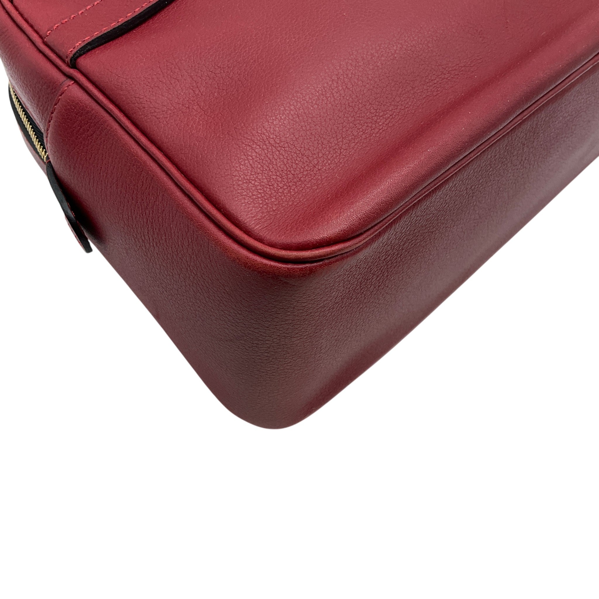 Delvaux Red Leather Parole Bag