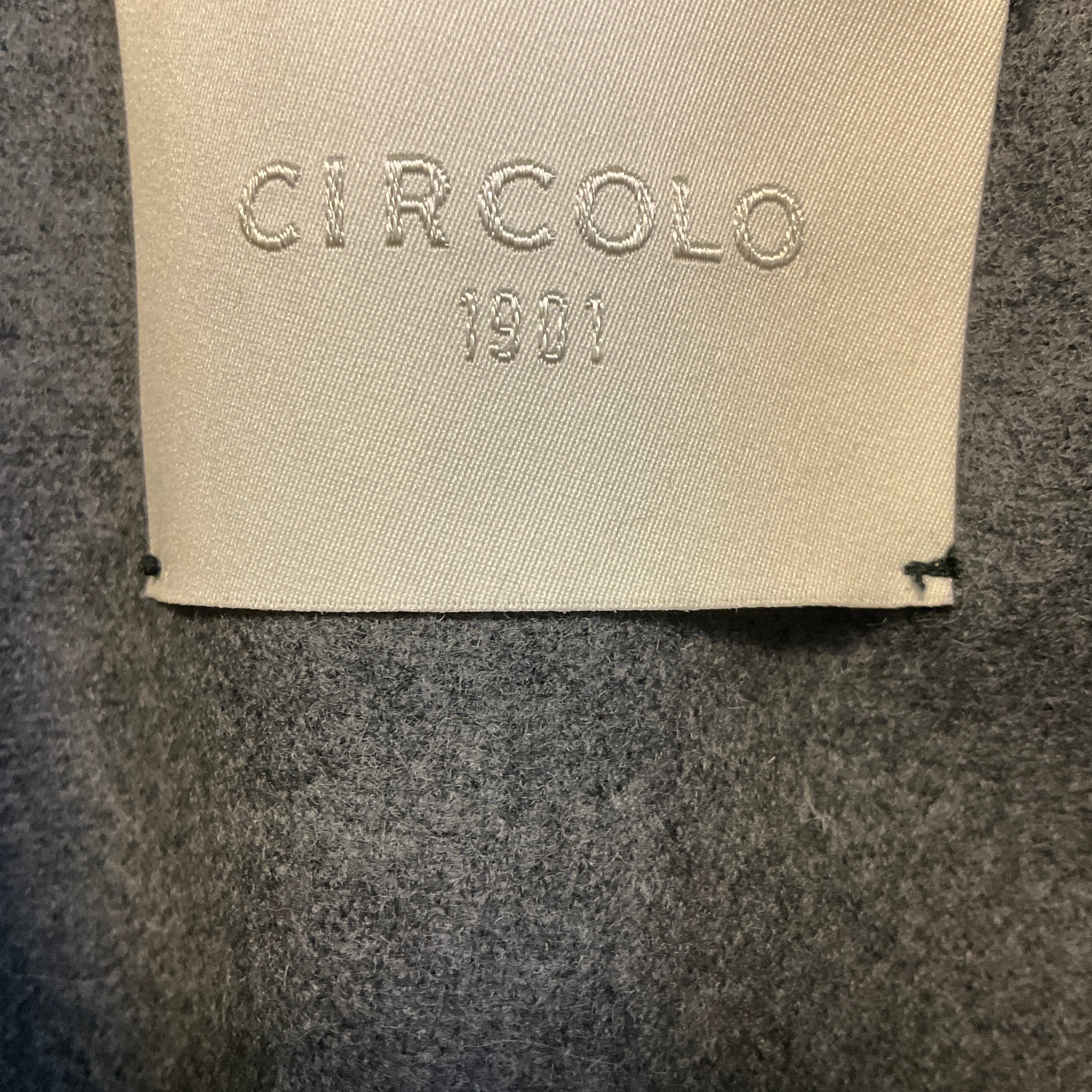 Circolo 1901 Grey Anthracite Melange Monochrome 'Masculine' Jacket