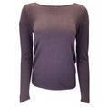 Load image into Gallery viewer, Brunello Cucinelli Purple Long Sleeved Cashmere and Silk Knit Sweater

