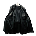Load image into Gallery viewer, Magda Butrym Black Oversized Sheepskin Leather Coat
