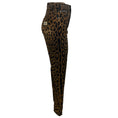 Load image into Gallery viewer, Dolce & Gabbana Brown / Black Leopard Print Skinny Denim Pants
