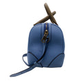 Load image into Gallery viewer, Givenchy Blue / Taupe Lucrezia Leather Double Top Handle Shoulder Bag
