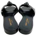 Load image into Gallery viewer, Saint Laurent Black Leather Bianca Slide Sandals
