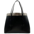 Load image into Gallery viewer, Alaïa Black Leather Eyelet Embellished Tote

