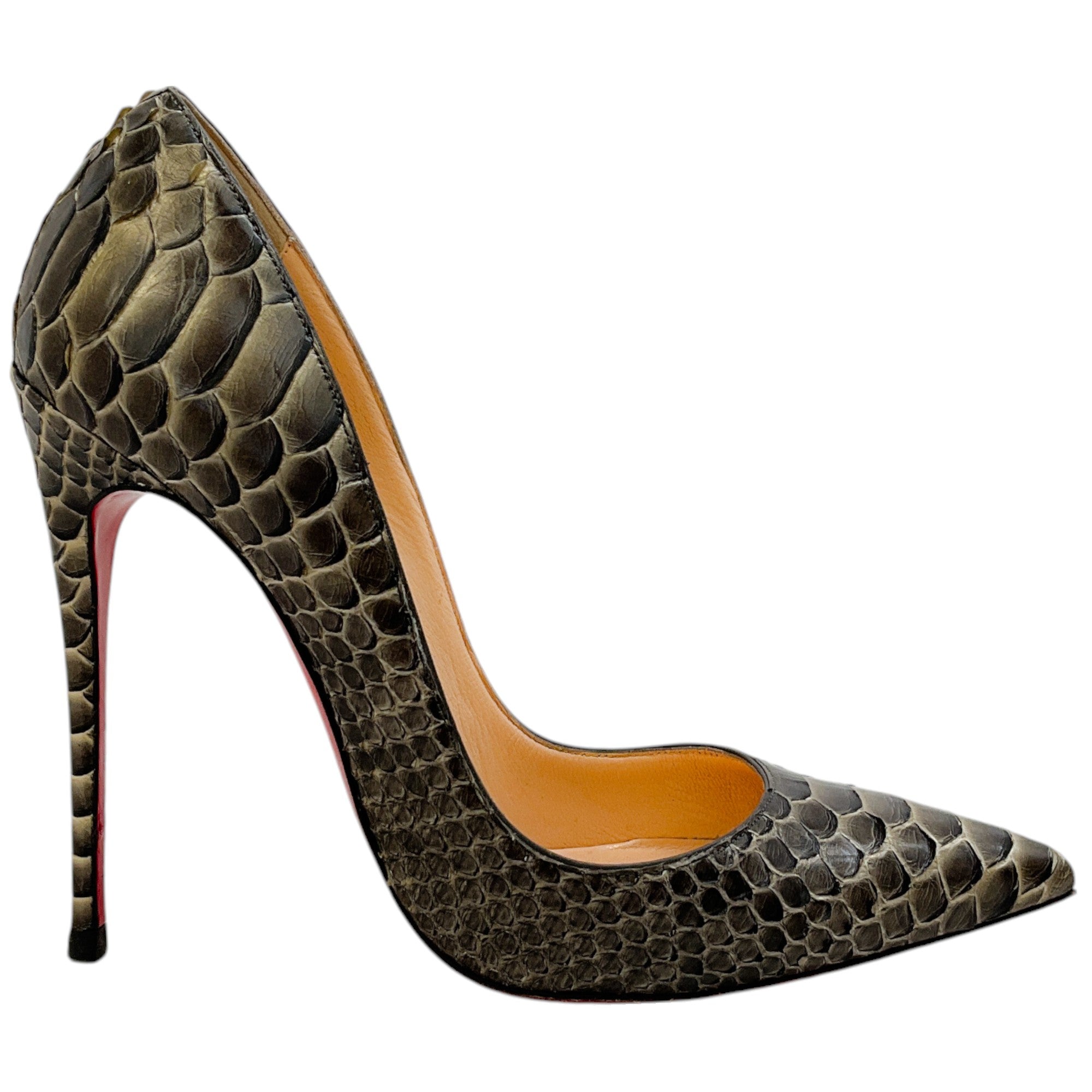 Christian Louboutin Python So Kate Pumps