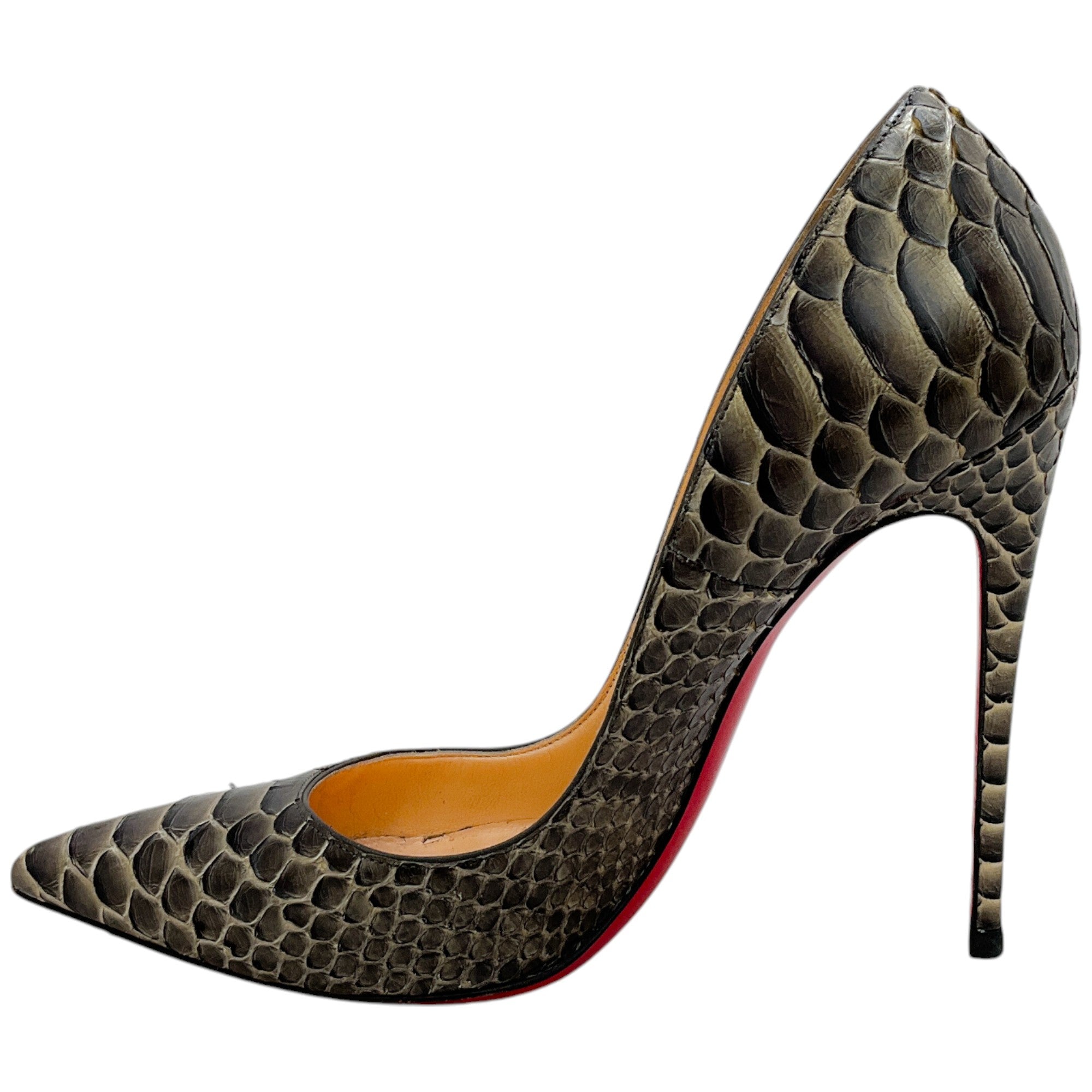 Christian Louboutin Python So Kate Pumps