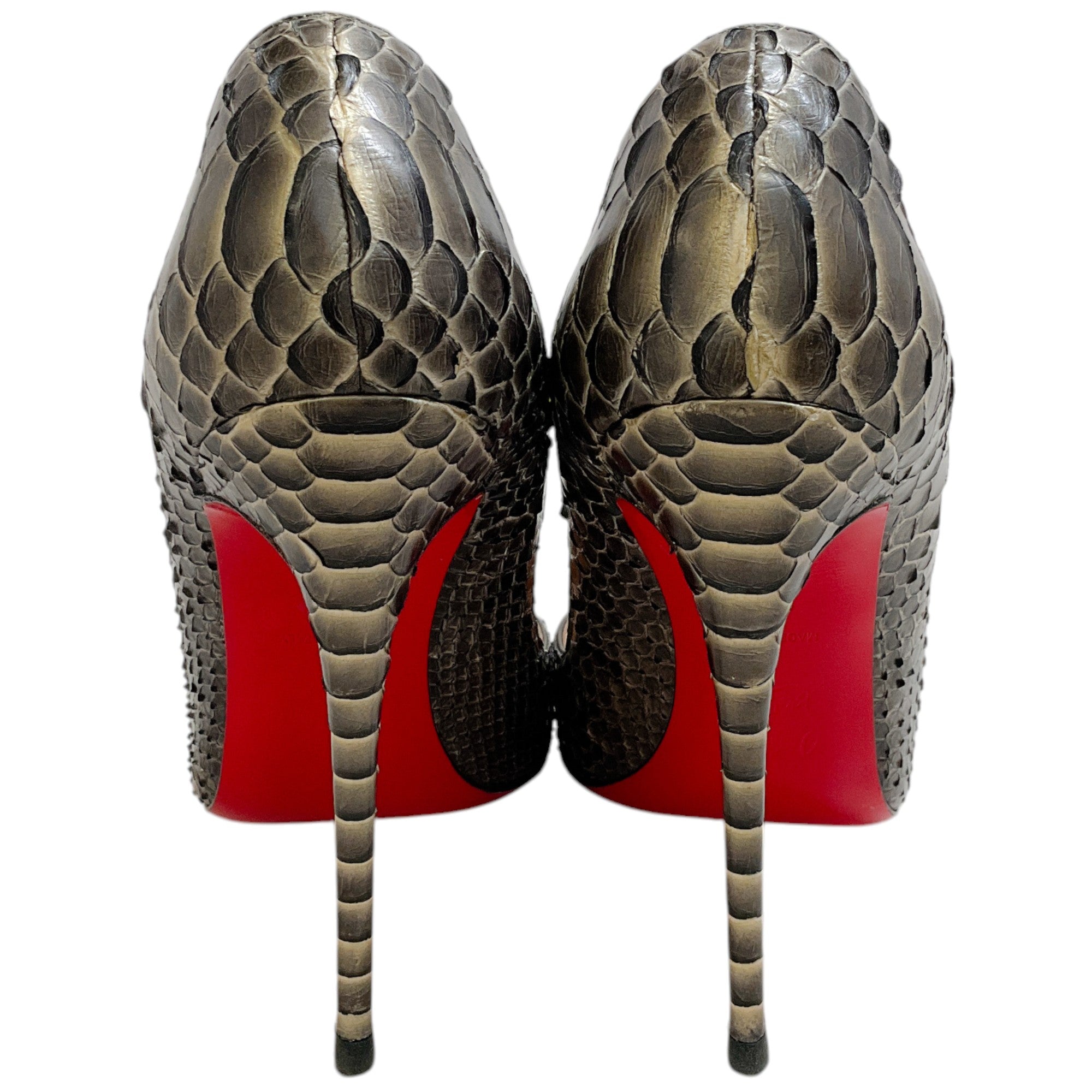 Christian Louboutin Python So Kate Pumps