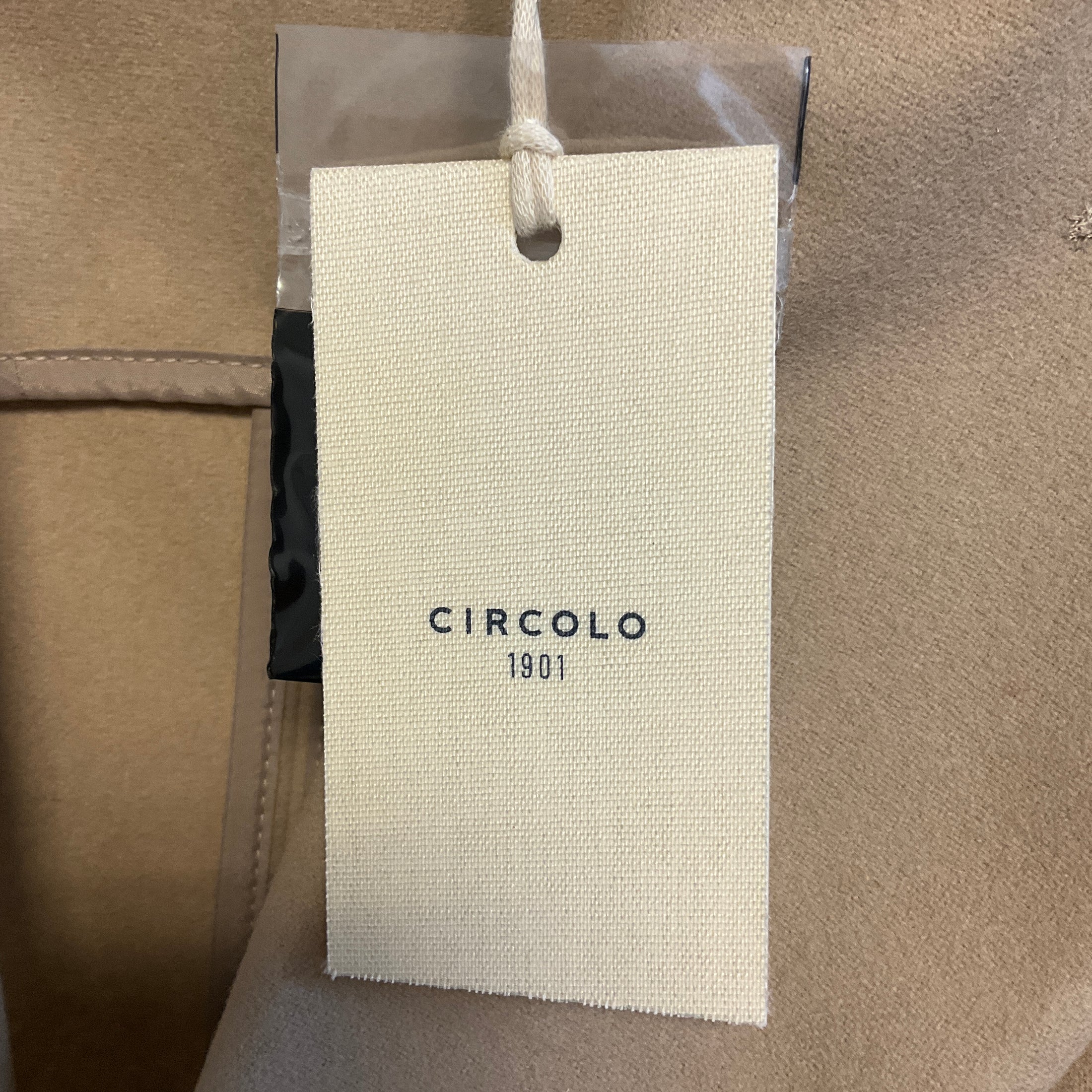 Circolo 1901 Tan Cachemire Monochrome 'Masculine' Jacket