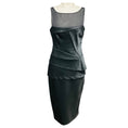 Load image into Gallery viewer, Amanda Wakeley Steel Grey Sleeveless Silk Midi Cocktail Dress
