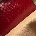 Load image into Gallery viewer, Gucci Black / Red GG Marmont Mini Round Shoulder Bag
