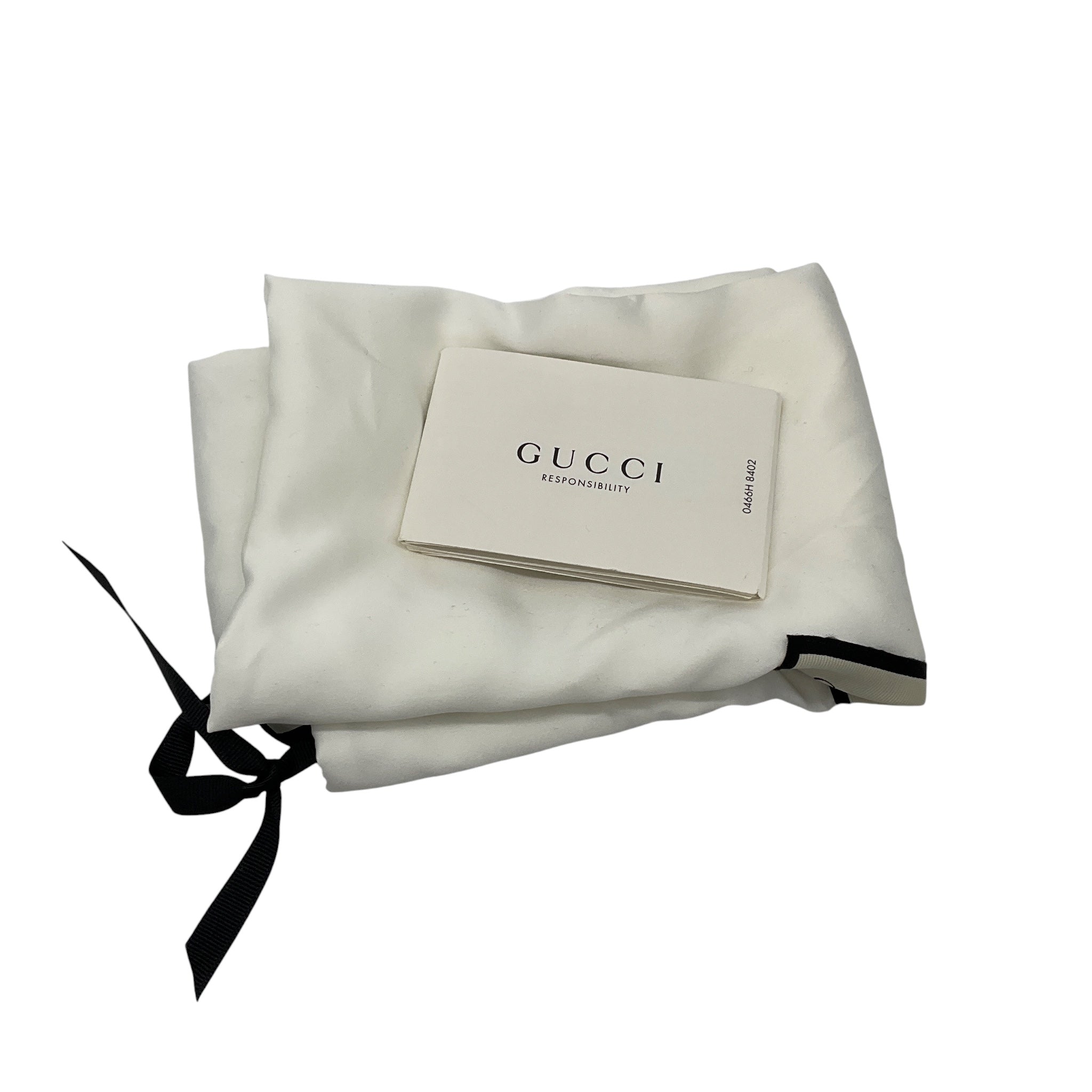 Gucci Black / Red GG Marmont Mini Round Shoulder Bag