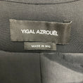 Load image into Gallery viewer, Yigal Azrouel Black Lace Trimmed Two Button Blazer
