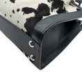 Load image into Gallery viewer, Renaud Pellegrino Black / White Haircalf Satchel
