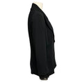 Load image into Gallery viewer, Yigal Azrouel Black Lace Trimmed Two Button Blazer
