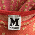 Load image into Gallery viewer, Missoni Red / Pink / Gold Metallic Sleeveless Knit Dress
