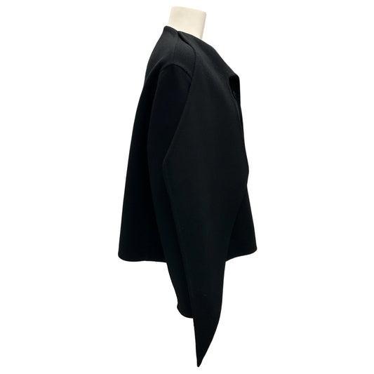 Hermes Black Scarf Neck Cashmere Jacket