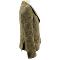 Load image into Gallery viewer, Etro Olive Floral Wool Tweed Jacket
