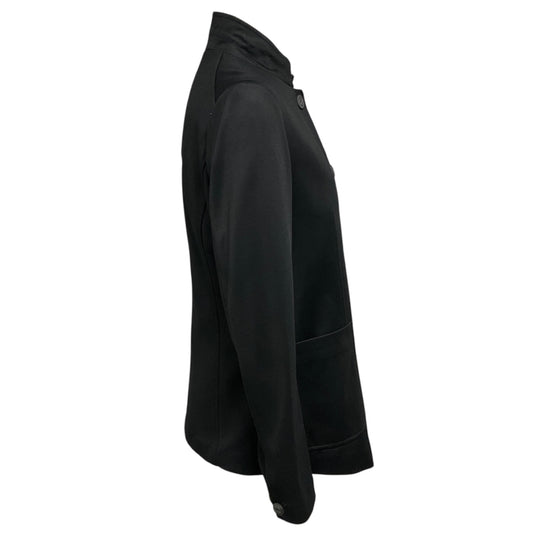 Rag & Bone Black Structured Button Front Three Pocket Jacket