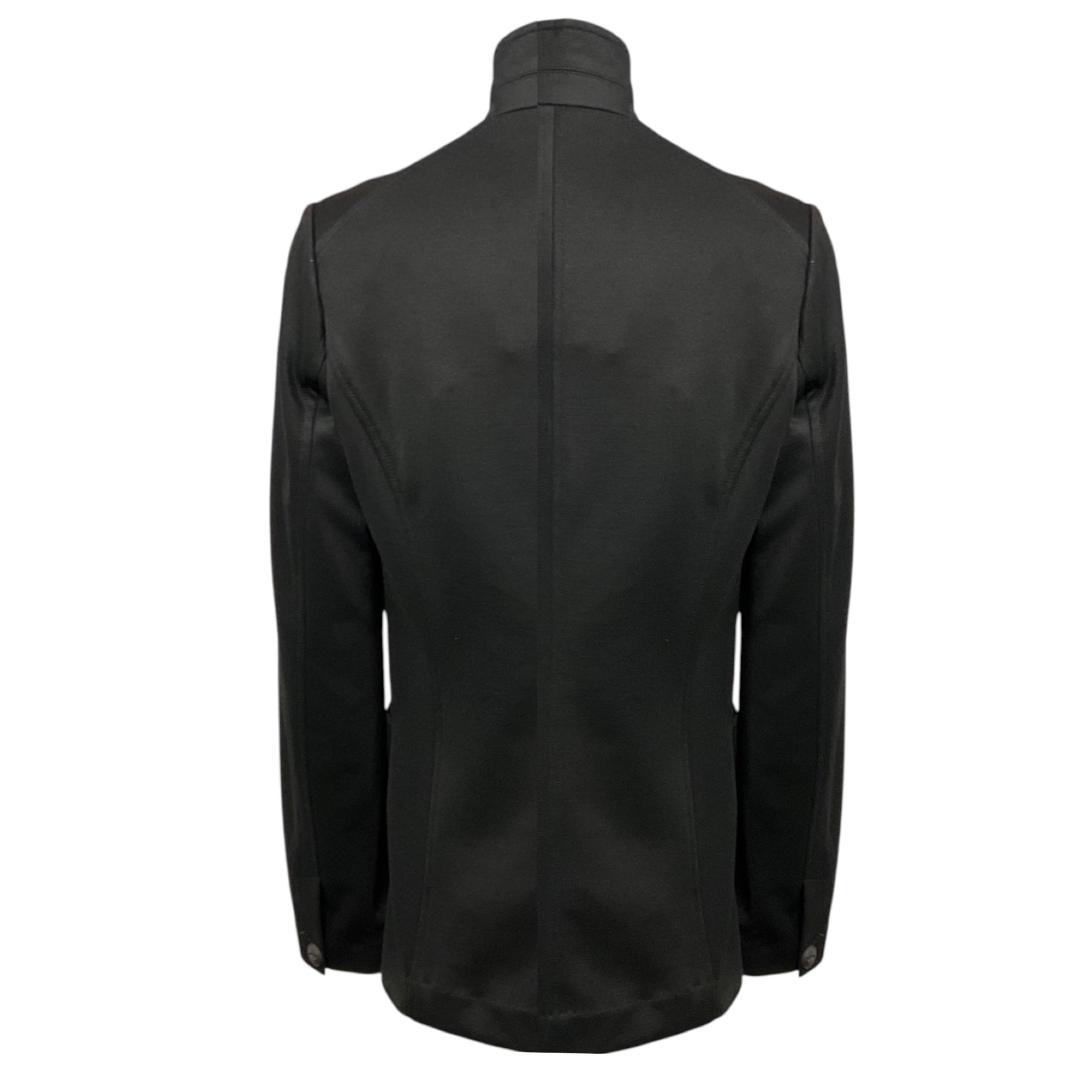 Rag & Bone Black Structured Button Front Three Pocket Jacket