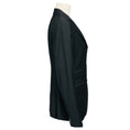 Load image into Gallery viewer, Diane Firsten Charcoal Grey Three Button Wool and Mohair Blazer
