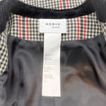 Load image into Gallery viewer, Akris Punto Black / Red / White Houndstooth Jacket with Corduroy Collar
