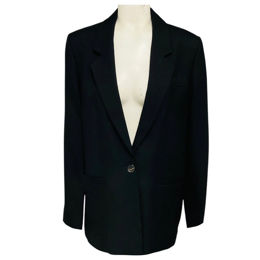 VVB by Victoria Beckham Black Tailored One Button Blazer