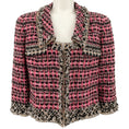 Load image into Gallery viewer, Oscar de la Renta Pink Tweed Cropped Jacket

