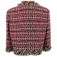 Load image into Gallery viewer, Oscar de la Renta Pink Tweed Cropped Jacket
