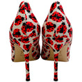 Load image into Gallery viewer, Carolina Herrera White / Red Lady Bug Pumps
