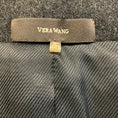Load image into Gallery viewer, Vera Wang Charcoal Grey Sequin Embellished Short Sleeved Wool Jacket
