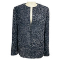 Load image into Gallery viewer, Akris Punto Blue Alpaca and Wool Tweed Jacket
