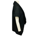 Load image into Gallery viewer, Vera Wang Charcoal Grey Sequin Embellished Short Sleeved Wool Jacket
