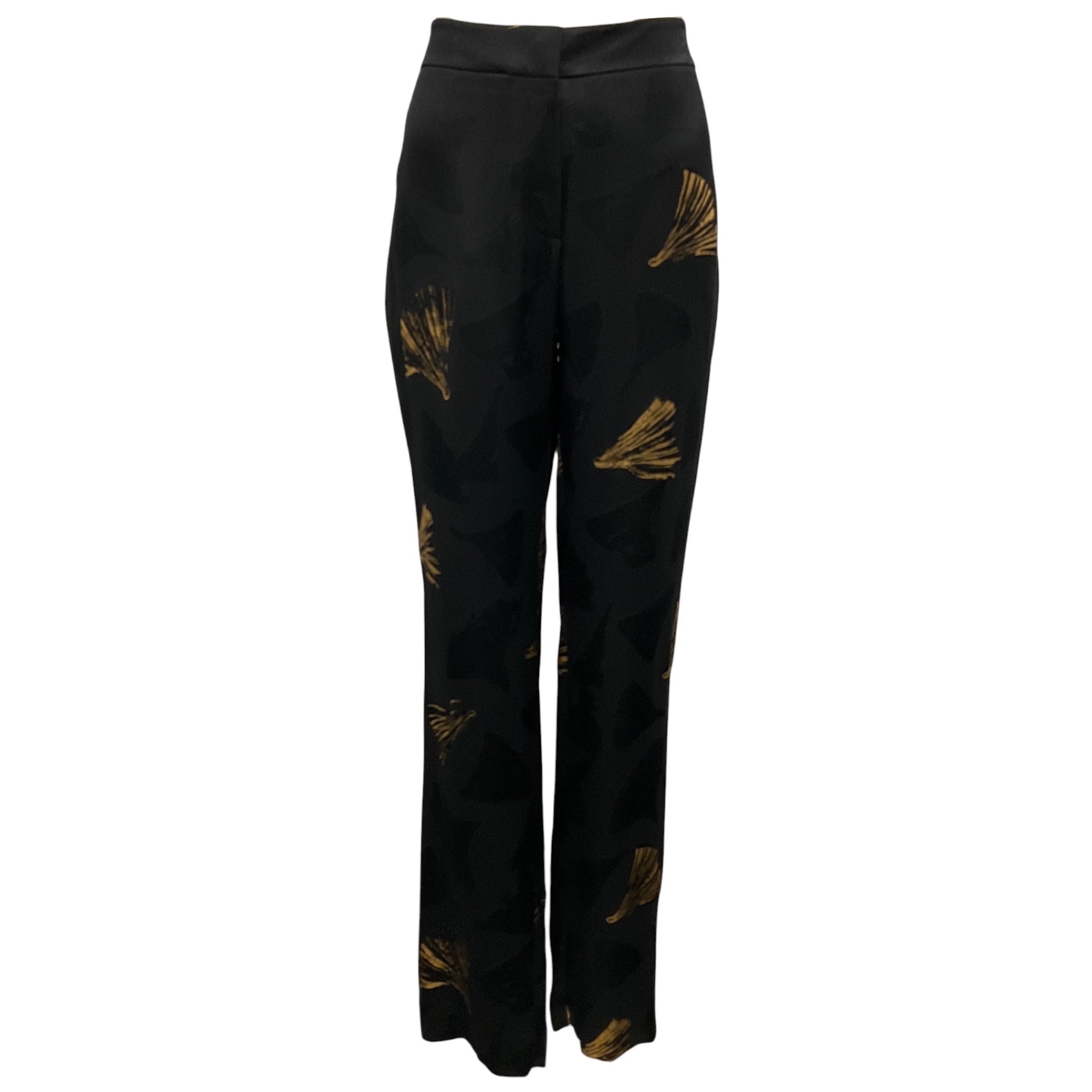 Lafayette 148 New York Black / Gold Barrow Pant
