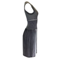 Load image into Gallery viewer, Alaia Black / White Striped Sleeveless Knit Dress
