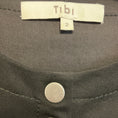 Load image into Gallery viewer, Tibi Black Long Sleeved Stretch Cotton Midi Dress with Belt
