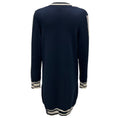 Load image into Gallery viewer, Chanel RARE Navy Biarritz Deauville Venise CC Logo Button Cashmere Knit Long Cardigan Sweater
