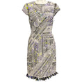 Load image into Gallery viewer, Oscar de la Renta White Multi Silk Lace Fringe Dress

