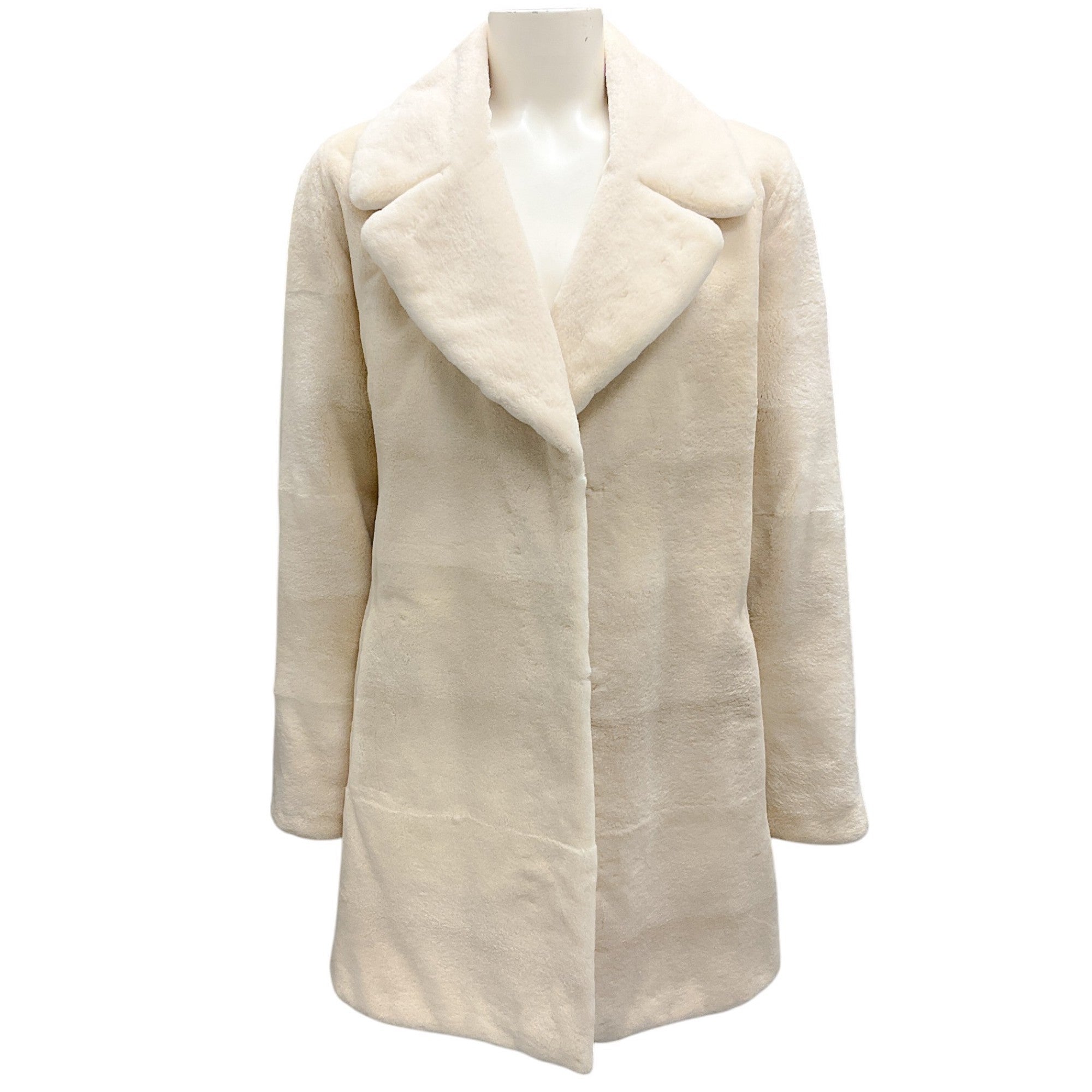 Michael Kors Collection Ivory Sheared Mink Fur Coat