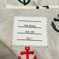 Load image into Gallery viewer, Thom Browne Navy Blue / White Nautical Oversized Wool Jacket
