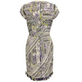 Load image into Gallery viewer, Oscar de la Renta White Multi Silk Lace Fringe Dress
